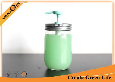 China 70mm Mason Jar Pump Lid  Glass Bottle Lids With Spray For Shampoo for sale