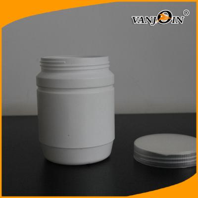 China Protein Powder Plastic Food Jars , Small HDPE Clear Plastic Jars 550ml for sale