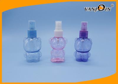 China 60ml Bear Shaped Plastic Spray Bottle For Floral Water Custom Color for sale