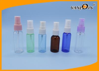 China Amber / Clear / Cobalt Blue 35ml Plastic Spray Bottle For Medicinal Liquid / Floral Water for sale