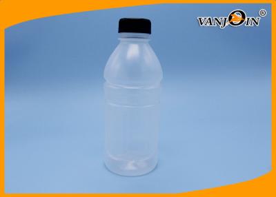 China Warmeinfüllen-Plastiksaft-Flasche 600ml pp. rundes Getränkemit Schrauben-Deckel zu verkaufen