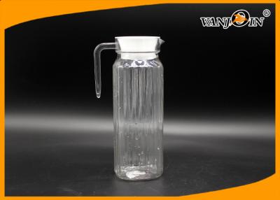 China BPA free 1.2L Acrlic Ice Tea water jug plastic / 1200ml Water Pitcher for sale