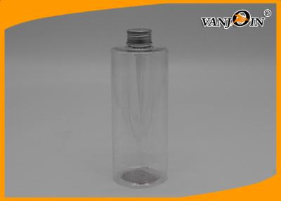 China 16oz / 8oz cylinder round Plastic Juice Bottles sliver cap custom printing for sale