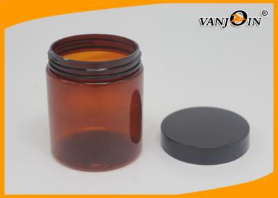 China HDPE printing Plastic Pill Bottle , Amber Medicine Bottle 250ml for sale