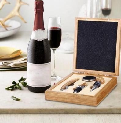 China Sustainable Fashion Set Wine Bottle Opener Set for sale