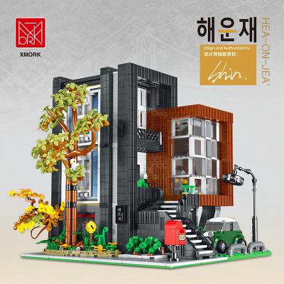 China Construction Toy New Arrival Mork 10204/10205 Modern villa house Building blocks The city series Toys For Kids 6 and 12 years of age or older for sale