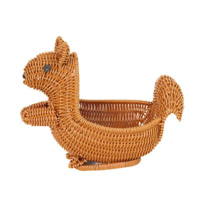 China Cartoon Viable Creative Squirrel Household Living Room Storage Basket Home Rack for sale