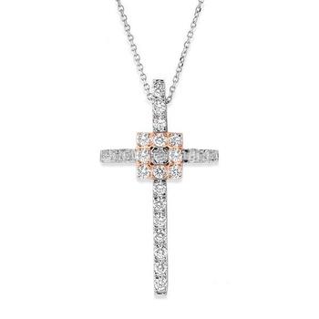 China 2022 Hot Sales Silver Cross Pendant Necklace, 925 Sterling Silver Pendant Necklace for sale