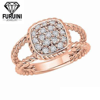 China TRENDY Wholesale Stock 925 Sterling Silver Ring For Women And Girl for sale