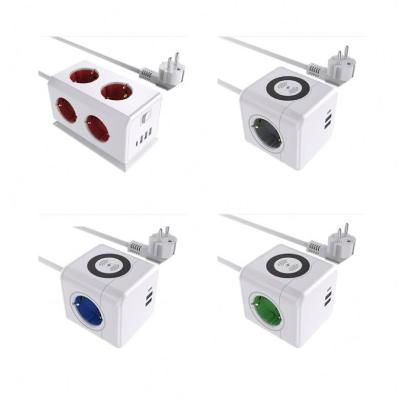 China 2022 Vertical Extension Strip Europe Standard 8 Power Strip Residential / General Purpose Power Strip For Germany Market for sale