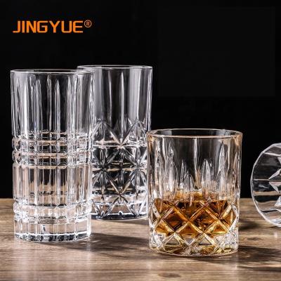 China Dishwasher Stocked Safe Highball Tumblers Clear 12 Ounce High Ball Multipurpose Drinking Glasses For Beer Juice Soda Water Cocktail for sale