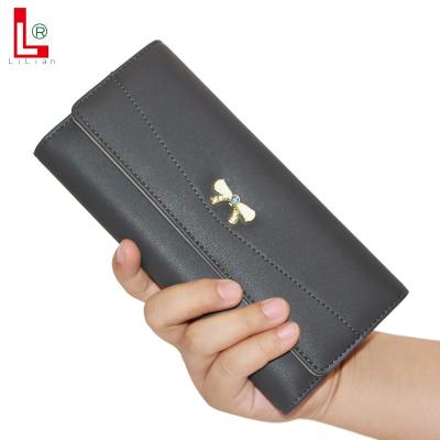 China Waterproof Multifunctional Clutch Customized Multi-Cards Button Closure OEM Factory Purse Socket Cards Coins Cash Phone Wallet for sale