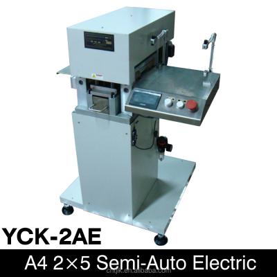 China A4 2x5 Plastic Electric Semi-automatic Card Cutter YCK-2AE for sale