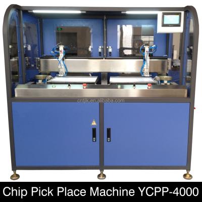 China Product Inlay RFID Card Inlay Chip Pick Location Machine YCPP-4000 for sale