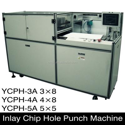 China Product Inlay RFID Card Inlay Sheet Chip Punch Machine YCPH-3A/4A/5A for sale