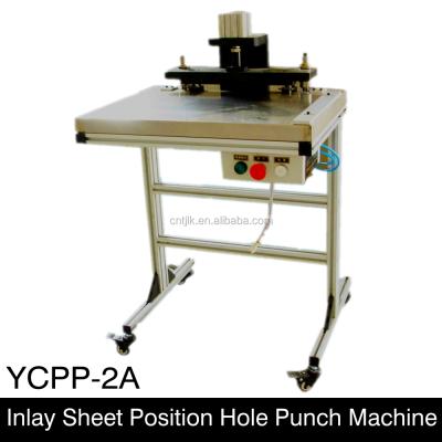 China Plastic Product Inlay RFID Card Inlay Sheet Position Punch Machine YCPP-2A for sale