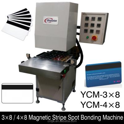 China Product Magnetic Stripe Cards 4x8 Magnetic Strip Laying Machine For PVC Plastic Card YCM-4*8 for sale