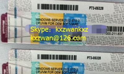 China Windows Server 2012 Standard R2 OEM Package & Win Server 2012 Std R2 OEM Coa Stickers for sale