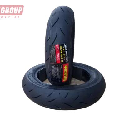 China Racing Tires Motorcycle Racing Motorcycle Semi Glossy Sipe Design Tire 120/70ZR12 for sale