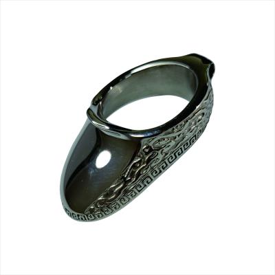 China Traditional Brass Shooting Ring Catapult Sports Finger Protective Gear Hiphop Archery Finger Guard Thumb For Outdoor Hunting Shoot for sale