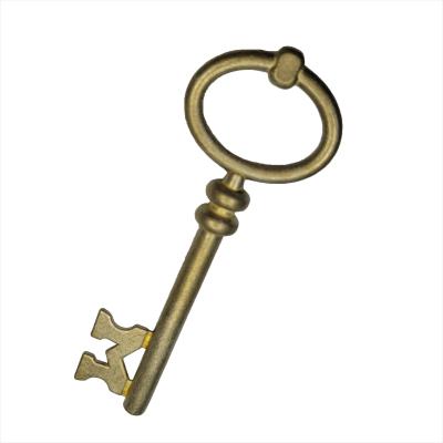 China Stainless Steel Entry Door Lost Wax Casting Die Cast Metal Key 92*35mm for sale