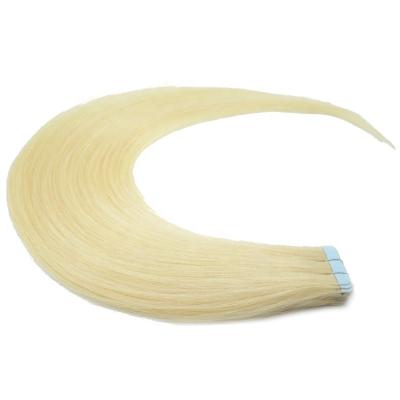 China AFPELO Straight In Stock 60# Can Be Ironed Blonde Hair Extension PU Tape Hair Extensions Hair Extension Tape Adhesive for sale