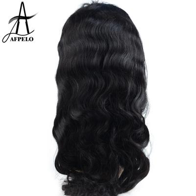 China Cheap Body Wave Lace Front Human Hair Wigs For Color Women Lace Up Wig With 130% Baby Hair Density for sale