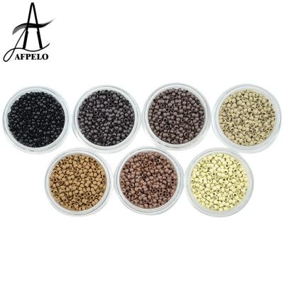 China Smallest Nano Rings 2.5mm Nano Beads Smallest High Quality Copper Nano Rings For Nano Hair Extensions for sale