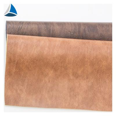 China Abrasion-Resistant Embrace Recycled PU Sintetic Moral Leather For Footwear for sale