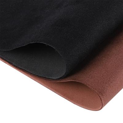 China Waterproof Wear Resistant EVA 1.4-1.5 Mm PU Suede Solid Metallic Faux Leather Metallic Faux Leather For Shoes for sale