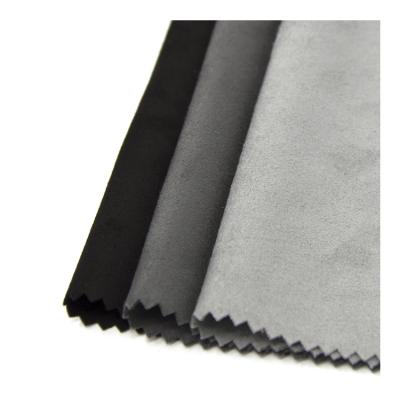 Cina Double Side Antistatic Suede Cloth Garment Fabric For Clothing in vendita