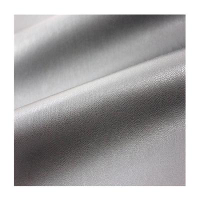 Cina Waterproof Suede Backing PU Faux Fabric Artificial Leather For Clothes in vendita