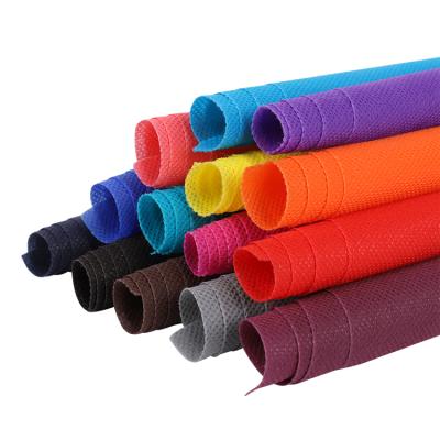 China Waterproof Breathable Synthetic Leather Covers Nonwoven Faux Leather Fabric For Shoe Shopping Bag Luggage for sale