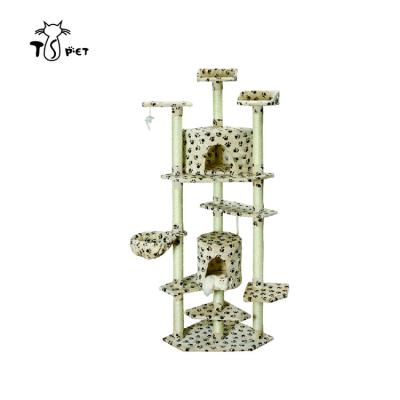 China Simple and durable sisal viable Cat Scratcher Tree deluxe from ceiling for sale