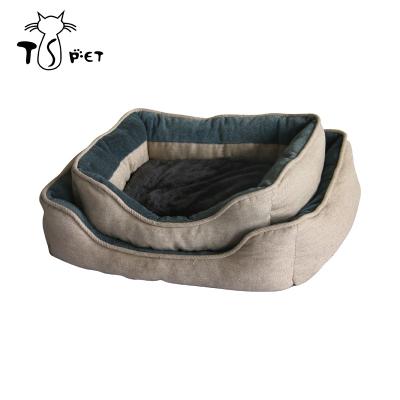 China Sustainable New Design Fashion Low Price 100%Polyester Fleece Flannel Dogs Bed for sale