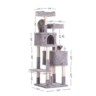 China Viable Factory Direct Wooden Furniture Play Cat House Pet for sale