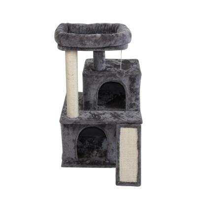 China Sustainable Cage House Diy Pet Supplies Bed Modern Furniture Toy Cat Tree Interactive for sale