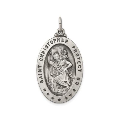 China Custom ST Christopher Medal for sale