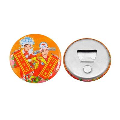 China Customize Fridge Magnet Button Badge Bottle Opener for sale