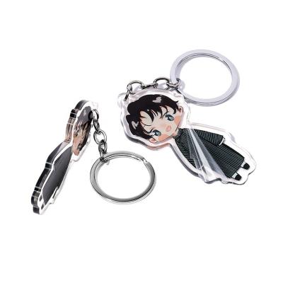 China Wholesale Custom Shape Sublimation Logo Acrylic Keychain for sale