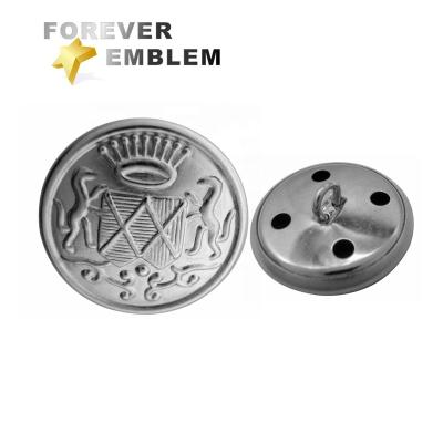 China Button Maker Custom Sew On Metal Button for sale