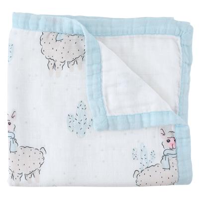 China 100% Newborn Baby Blanket Bamboo Lace Baby Blanket Anti-Static Fine Cotton Nap Blanket Soft Reinforced for sale