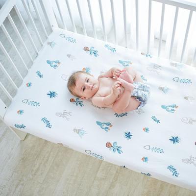 China Anti-bacteria Baby Crib Sheet Organic Cotton Newborn Bedroom Cradle Hot Selling for sale