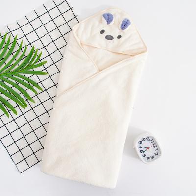 China QUICK DRY 100% Cotton Children's Bath Towel Baby Animal Hooded Hooded Towel Baby Bath Towel for sale