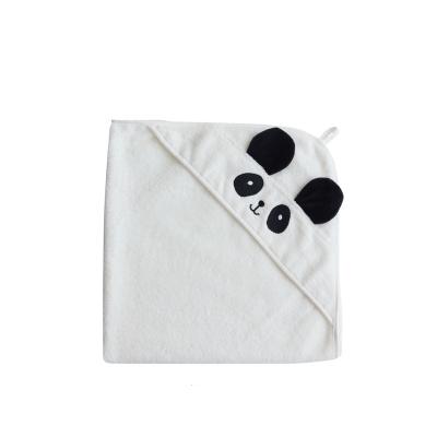 China QUICK DRY Hooded Towel 100% Bamboo Baby Animal Hooded Bath Towel for sale