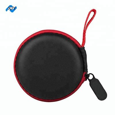 China headphone & USB Case Factory Directly Customized Multifunctional Round USB Earphone EVA Bag Case With Carabiner for sale