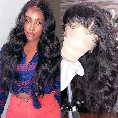 China Body Wave Brazilian 360 Lace Frontal Wigs HD Transparent Full Lace Hair Wigs, 13x6 Hair Lace Front Wigs For Black Women for sale