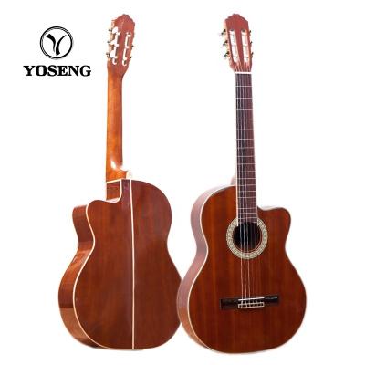 China Hot Sale Wholesale Sapele String Instrument Sapele Classical Guitar for sale