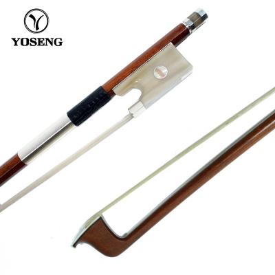 China High Quality Violin Bow Real Pernambuco Violin Professional Sliver Accessories for sale