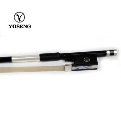 China Hot Sale Viola Accessories Carbon Fiber Cheap Violin Bow for sale